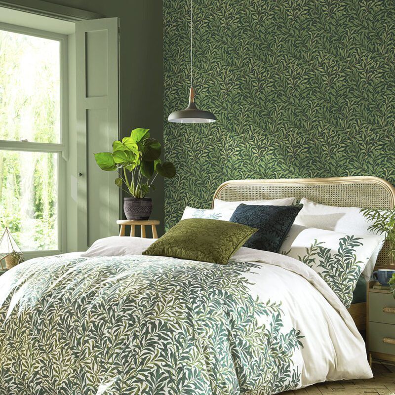 Tapeter Willow Bough Deep Green 124247 124247 Mönster